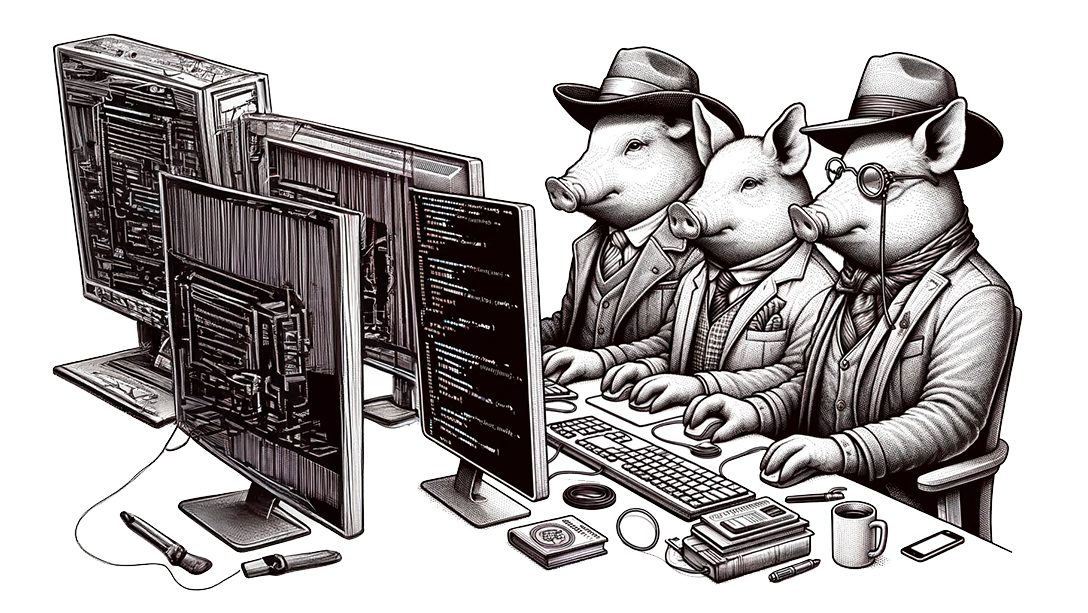 Snapshot of pigs coding