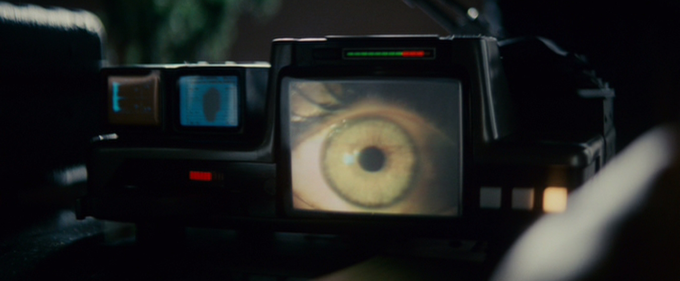 Voight-Kampff test clip in Blade Runner